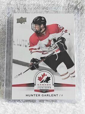 5/$20 Mint 2014 UD World Cup Hunter Garlent Team Canada Juniors Card 13!!